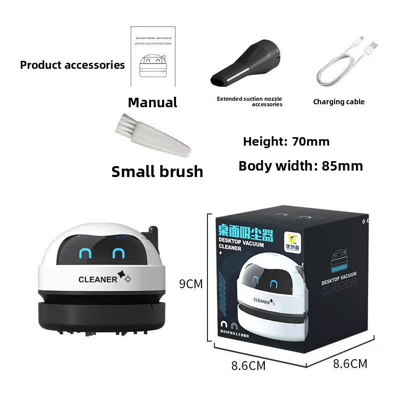 USB Rechargeable Mini Desktop Vacuum Cleaner