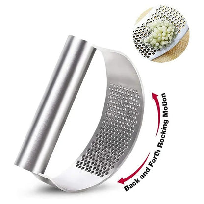 Stainless Steel Garlic Press Squeezer Manual Garlic Ginger Rocker Crusher Garlic Cutting Mince Tools Kitchen Gadgets   4.9   1169 Revie